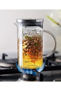 Cambu 600ml 3 Ü 1 Arada (ATEŞE DAYANIKLI) French Press Demlik, Ölçü Kabı ürün fotoğrafı