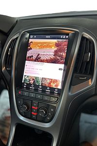 Opel Astra J Tesla Çerçeveli Android 12 Multimedya Carplay 4gb Ram 64gb Hdd Navigasyon Ekran ürün fotoğrafı