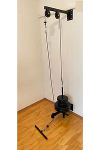 Duvar Tipi Cable Crossover Lat Puldown & Pushdown ,row ,biceps ,triceps Omuz Çalışma Istasyonu ürün fotoğrafı