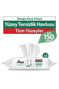 Easy Clean Yüzey Temizlik Havlusu&mendili 3x50 (150 YAPRAK) ürün fotoğrafı