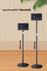 PA305 Ayaklı Projeksiyon Tripod 90 - 135cm Ayarlanabilir Yükseklik Karbon Çelik ürün fotoğrafı