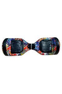 Elektrikli Kaykay Scooter Hoverboard 6.5 Inch Gökkuşağı Grafity Desenli Akıllı Denge- D11 ürün fotoğrafı