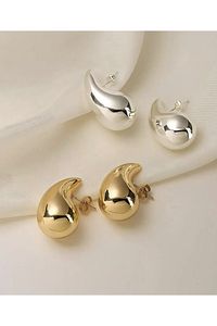 Kadın Gözyaşı Damlası Mode Gold Küpe ürün fotoğrafı