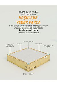 Komodin Parlak Beyaz Çekmeceli Ahşap Komodin Yatak Odası ürün fotoğrafı
