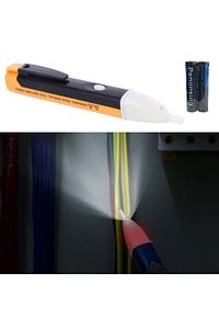 Yclshop Dedektörlü Temassız Işıklı Kablo Voltaj Test Elektrik Kaçak Dijital Kontrol Kalemi Cihazı ürün fotoğrafı