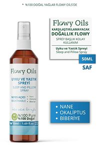 Nefes Açıcı Uyku Ve Yastık Spreyi Okaliptus, Nane, Biberiye Breathable Sleep And Pıllow Spray 50 ml ürün fotoğrafı