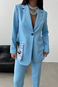 Blazer Ceket Pantolon Takım ürün fotoğrafı