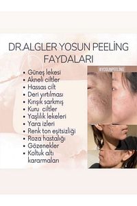 Yosun Peeling Yüz Peelingi Cilt Bakımı Yosun Maskesi Cilt Soyucu Leke Akne Sivilce 5 Kullanımlık ürün fotoğrafı