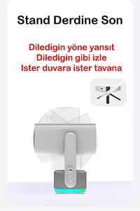 1080*720p Android 11.0 Taşınabilir Kendinden Şarjlı Bluetooth Hoparlör Otomatik Odaklama Projeksiyon ürün fotoğrafı