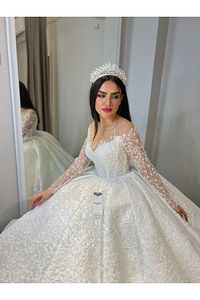 Prenses gelinlik ürün fotoğrafı