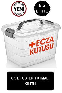 Ecza Kutusu 8,5 Lt Ilk Yardım Ecza Dolabı Çantası Ilaç Kutusu Ilaç Saklama Kabı Kutusu Ilaç Dolabı ürün fotoğrafı