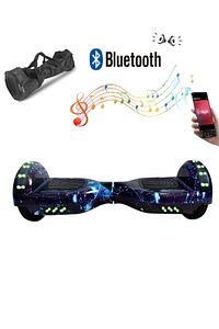 Elektrikli Kaykay Full Ledli Hoverboard Bluetooth Hoparlörlü 6.5 Inch Çanta Hediyeli D12 ürün fotoğrafı