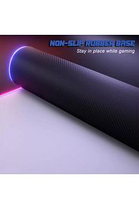 Rgb Beyaz Speed Yüzey Mouse Pad 90x40 Cm 13 Farklı Renk Modu Su Geçirmez Oyuncu Gaming Xl Mousepad ürün fotoğrafı