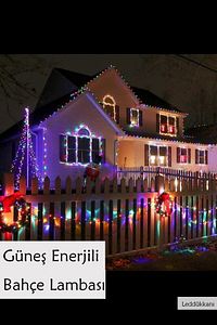 50 Led 7 Metre Solar Renkli Led Işık Güneş Enerjili Bahçe Teras Balkon Ağaç Lambası Aydınlatması ürün fotoğrafı