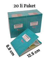 A6 Otokopili (MİNİ-CEP TİPİ) Sipariş Adisyon Fişi- Garson(20 Lİ PAKET) Numaralı ürün fotoğrafı