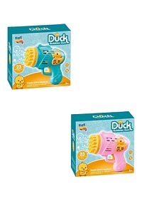 Duck Çok Delikli Pilli Köpük Atan Tabanca Oyuncağı 23 Delikli Bubble Gun ürün fotoğrafı
