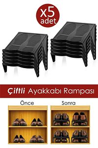5'li Çiftli Ayakkabı Düzenleyici Rampa ürün fotoğrafı