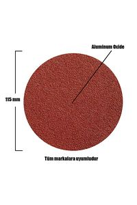 20 Adet Cırt Zımpara Kağıdı El Zımparaları Seti 115 Mm Avuç Içi Spiral Taşlama Karma Paket ürün fotoğrafı