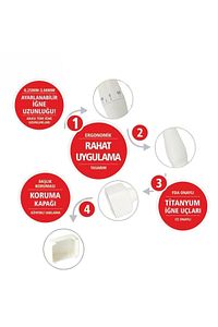Derma Mikro Stamp Ayarlanabilir Iğne Uzunluğu 0,20mm-3,00mm Arası 140 Iğneli-derma Stamp Uygulamalar ürün fotoğrafı