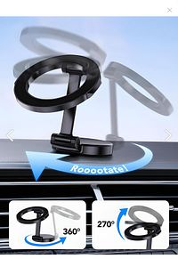 iPhone 11-12-13-14-15-15 Plus-15 Pro Max Uyumlu Magsafe Manyetik Mıknatıslı Araç İçi Telefon Tutucu ürün fotoğrafı