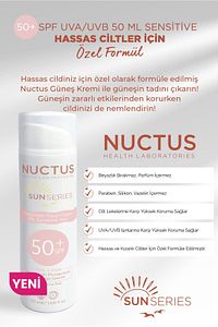 Güneş Koruyucu Krem 50 Ml Hassas Ciltler Için ürün fotoğrafı
