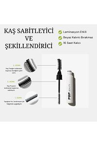 Kaş Sabitleyici Ve Şekillendirici, Kaş Fırçası, Tarağı Ve Sabitleyici Jel (laminasyon Etkili) ürün fotoğrafı