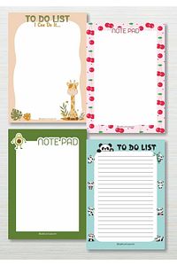 Aşktan Basım 4lü Note Pad Bloknot 10x14 Cm ürün fotoğrafı