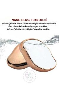 Crystal Eraser Epilasyon Aleti, Tüy Dökücü, Tüy Silgisi, Kristal Taş-pembe ürün fotoğrafı