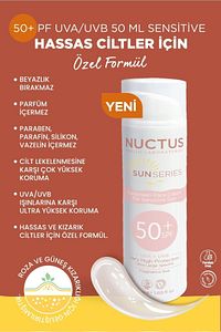 Güneş Koruyucu Krem 50 Ml Hassas Ciltler Için ürün fotoğrafı