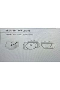 Mini Wc Banyo Dolabı Lavabolu ürün fotoğrafı