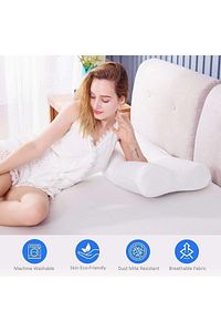 Visco Yastık Destekli Ortopedik Yastık Visco Boyun Yastığı ürün fotoğrafı