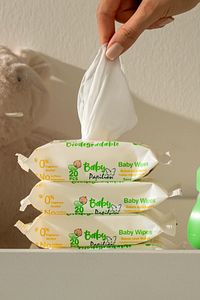 Bio Hassas Seyahat Bebek Islak Mendil 20x6 120 Yaprak ürün fotoğrafı
