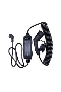Portatif Elektrikli Araç Şarj Cihazı - Tip-2, 3.0 Kw, 13a, 230v Ac, 6m, Spiral, Togg/tesla Uyumlu ürün fotoğrafı
