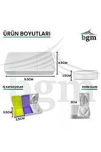 Hazneli İlaç Kırma Aparatı İlaç Tablet Hap Kesici Bölücü Yüksek Kalite İlaç Bölücü ürün fotoğrafı
