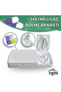 Hazneli İlaç Kırma Aparatı İlaç Tablet Hap Kesici Bölücü Yüksek Kalite İlaç Bölücü ürün fotoğrafı