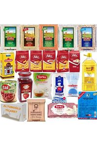 Komili Ayçiçek Yağı 4 Lt Kumanya Ramazan Paketi Erzak Kolisi 20 Parça ürün fotoğrafı