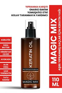 Magıc Mıx Aşırı Yıpranmış Saçlar Için Keratin Yağı 110 ml ürün fotoğrafı