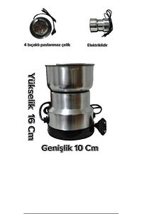 Elektrikli Kahve Baharat Değirmeni Öğütücü Tahıl Gıda Fındık Ceviz Keten Tohumu Öğütme Makinesi ürün fotoğrafı