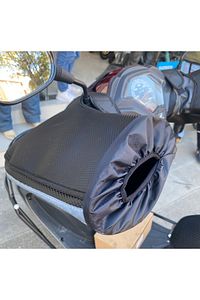 Motosiklet Ellik Koruma Scooter Model Gri Leflektör ürün fotoğrafı