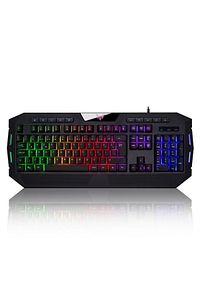 Rainbow,bilek Destekli, Anti Ghosting Türkçe Q Gaming Oyuncu Klavye -cmgk-06- ürün fotoğrafı