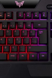 Rainbow,bilek Destekli, Anti Ghosting Türkçe Q Gaming Oyuncu Klavye -cmgk-06- ürün fotoğrafı