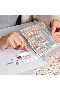 Planner Sticker Set - 1500+ Adet Çıkartma - Ajanda, Günlük, Planlayıcı, Bullet Journal , Scrapbook ürün fotoğrafı