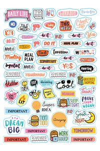 Rengarenk Sticker Book-400 Adet Etiket Kitabı - Sticker Seti ürün fotoğrafı