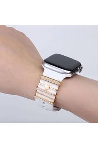 Apple Watch Uyumlu Akıllı Saat Kordon Charm Kayış Aksesuarı - 38 40 41 42 44 45 46 49 Mm ürün fotoğrafı