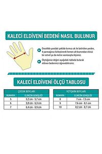 Plonjon Kemikli Kaleci Eldiveni Bilek Bandajlı Parmak Destekli Kaleci Eldiveni 7-8-9-10 ürün fotoğrafı