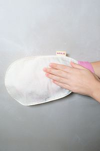 Banyo Duş Kesesi Peeling Eldiveni %100 Floş Ipek Kadınlar Için, Premium Kese, Hamam Kesesi,pembe ürün fotoğrafı