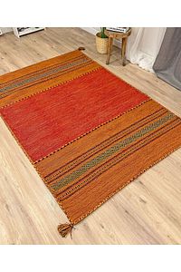Trb-01 Iskandinav Pamuk Kilim El Dokuma Kiremit ürün fotoğrafı