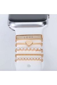Apple Watch Uyumlu Akıllı Saat Kordon Charm Kayış Aksesuarı - 38 40 41 42 44 45 46 49 Mm ürün fotoğrafı