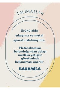 3’lü Set Bebek Emzik Askısı - Emzik Zinciri - Emzik Tutacağı Kahve Tonlar ürün fotoğrafı