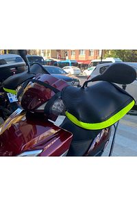 Motosiklet Ellik Koruma Scooter Model Sarı Leflektör ürün fotoğrafı